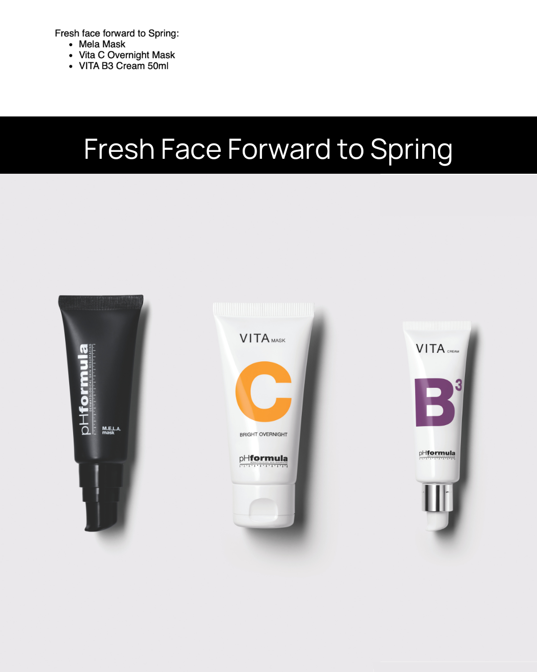 Fresh Face Forward to Spring